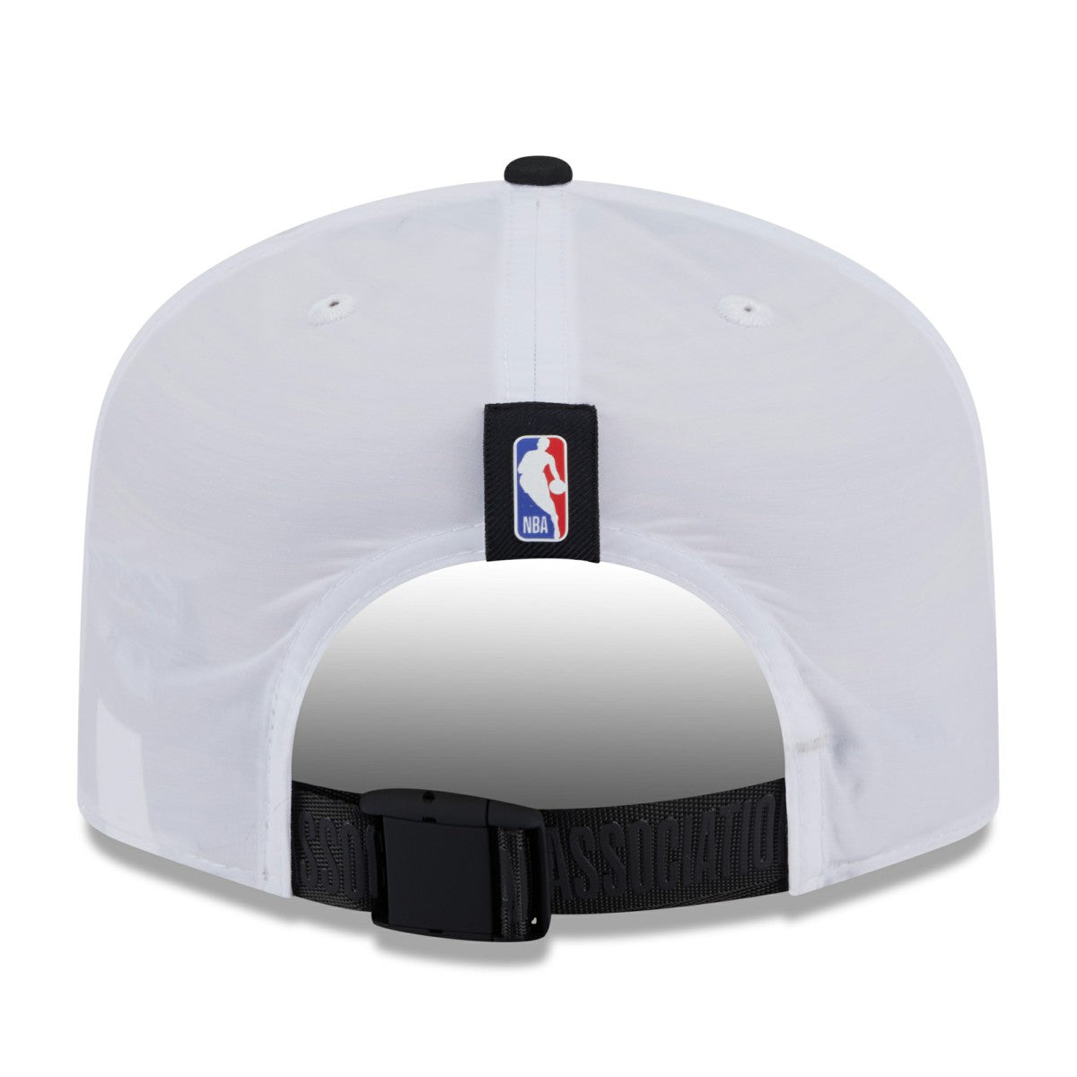 Miami Heat 2025 NBA Draft On-Stage Nylon 19TWENTY Adjustable Hat White/Black - New Era