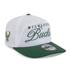 Milwaukee Bucks 2025 NBA Draft On-Stage Nylon 19TWENTY Adjustable Hat White/Hunter Green - New Era