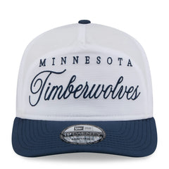 Minnesota Timberwolves 2025 NBA Draft On-Stage Nylon 19TWENTY Adjustable Hat White/Navy - New Era