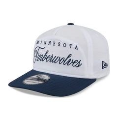 Minnesota Timberwolves 2025 NBA Draft On-Stage Nylon 19TWENTY Adjustable Hat White/Navy - New Era