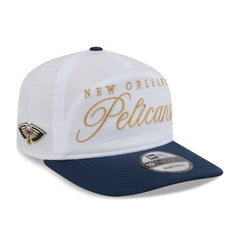 New Orleans Pelicans 2025 NBA Draft On-Stage Nylon 19TWENTY Adjustable Hat White/Navy - New Era