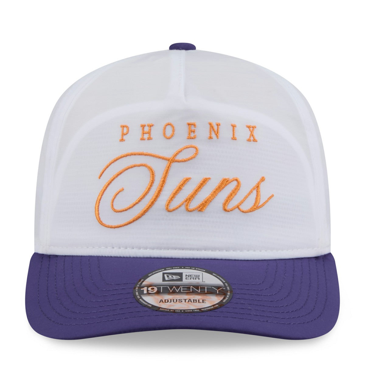 Phoenix Suns 2025 NBA Draft On-Stage Nylon 19TWENTY Adjustable Hat White/Purple - New Era