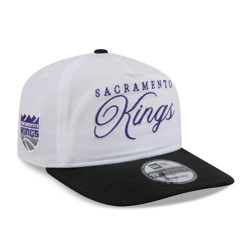 Sacramento Kings 2025 NBA Draft On-Stage Nylon 19TWENTY Adjustable Hat White/Black - New Era