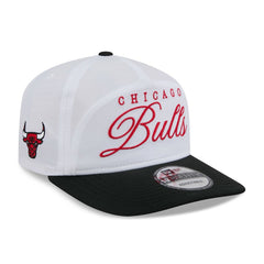Chicago Bulls 2025 NBA Draft On-Stage Nylon 19TWENTY Adjustable Hat White/Black - New Era