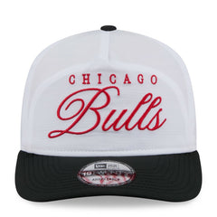 Chicago Bulls 2025 NBA Draft On-Stage Nylon 19TWENTY Adjustable Hat White/Black - New Era