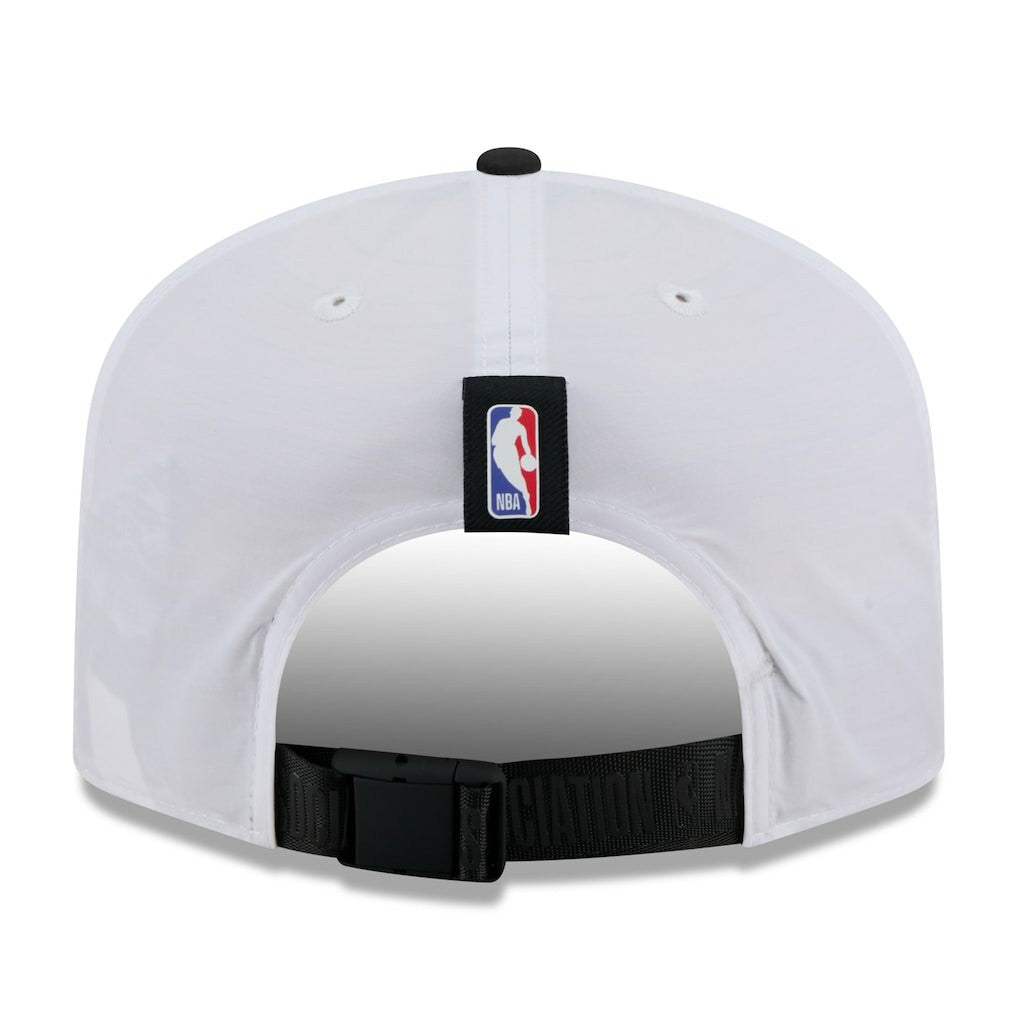 Chicago Bulls 2025 NBA Draft On-Stage Nylon 19TWENTY Adjustable Hat White/Black - New Era