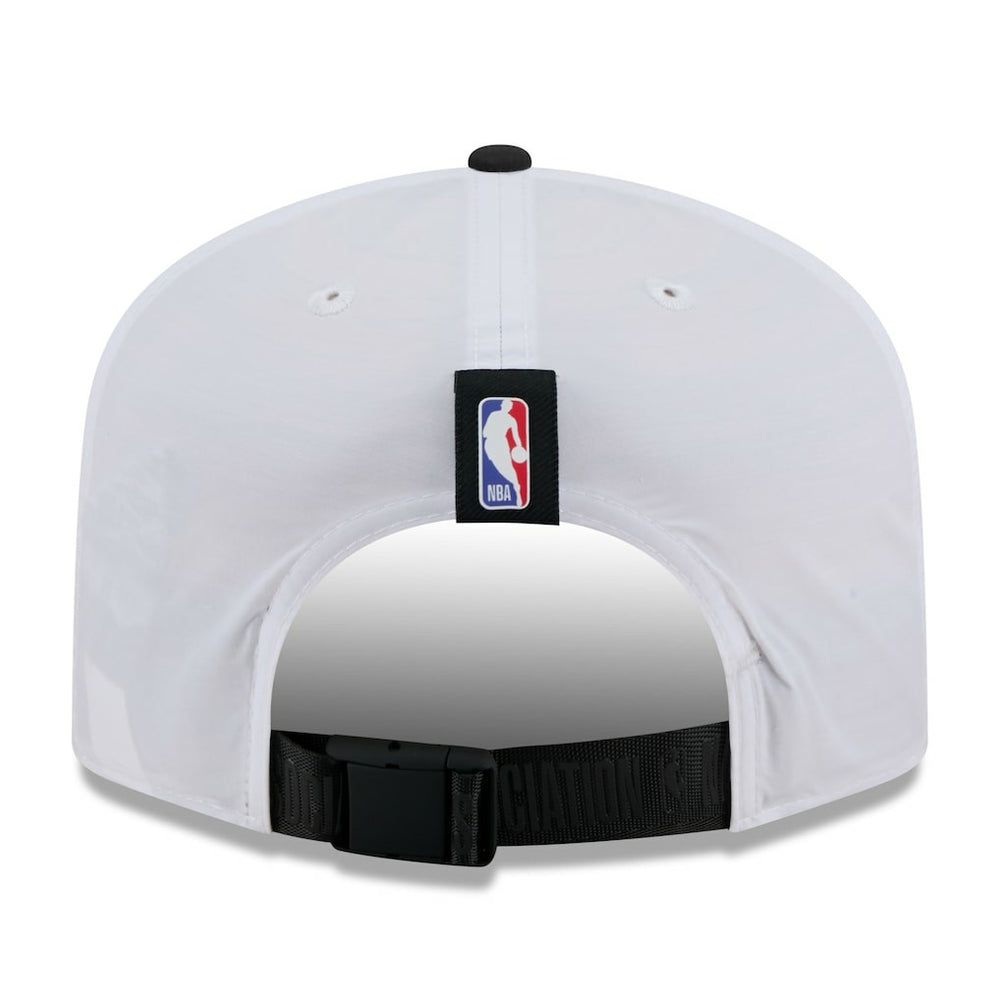 Chicago Bulls 2025 NBA Draft On-Stage Nylon 19TWENTY Adjustable Hat White/Black - New Era