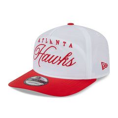 Atlanta Hawks 2025 NBA Draft On-Stage Nylon 19TWENTY Adjustable Hat White/Red - New Era