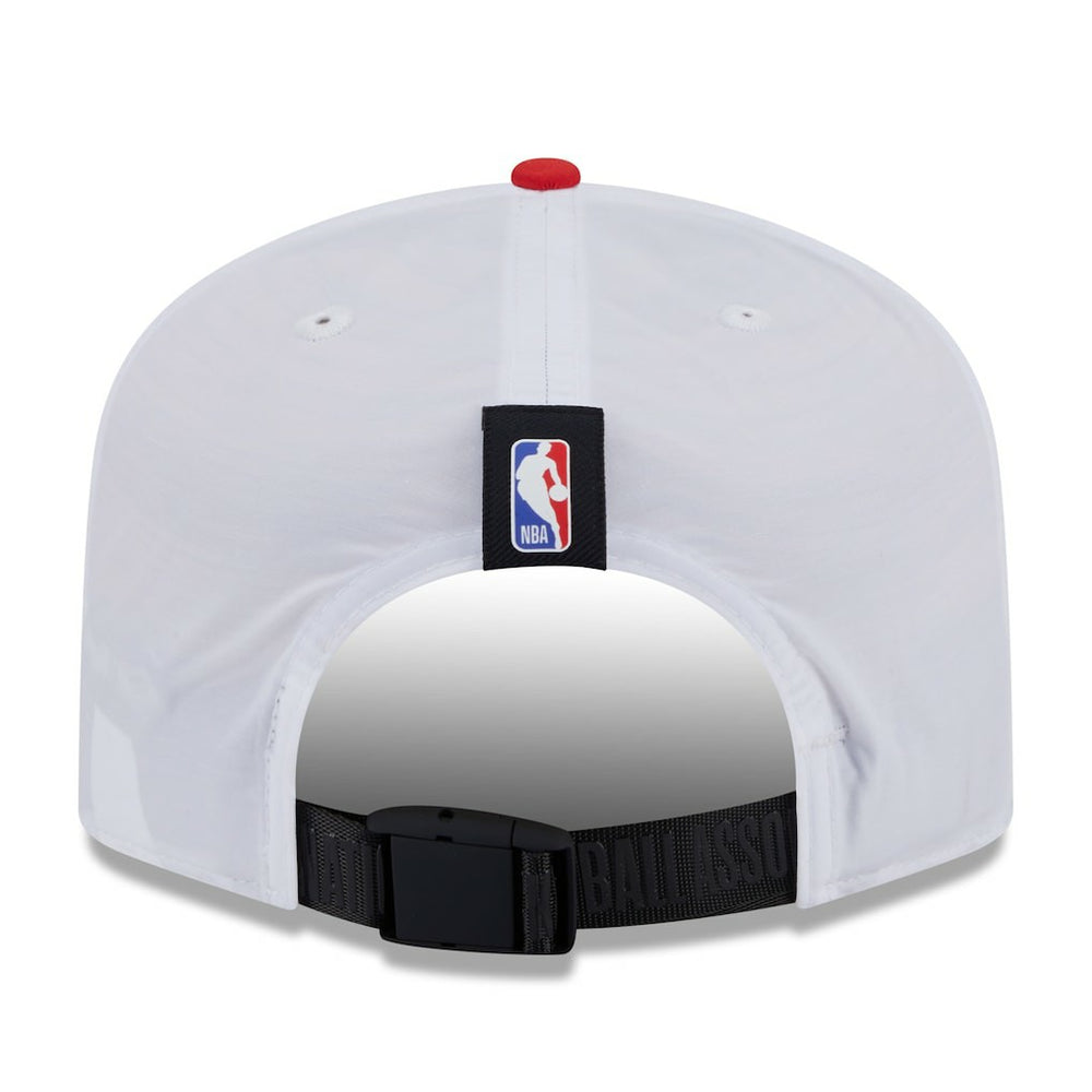 Atlanta Hawks 2025 NBA Draft On-Stage Nylon 19TWENTY Adjustable Hat White/Red - New Era