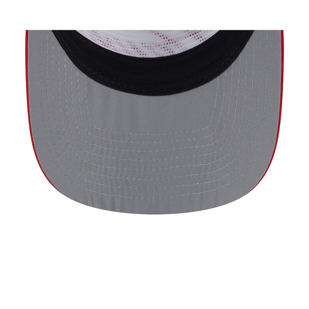 Atlanta Hawks 2025 NBA Draft On-Stage Nylon 19TWENTY Adjustable Hat White/Red - New Era