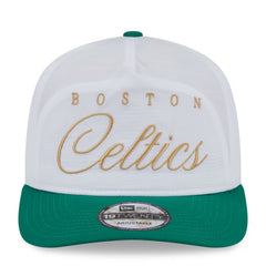 Boston Celtics 2025 NBA Draft On-Stage Nylon 19TWENTY Adjustable Hat White/Kelly Green - New Era