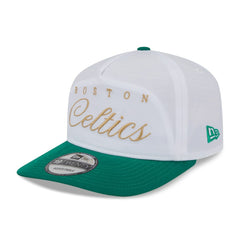 Boston Celtics 2025 NBA Draft On-Stage Nylon 19TWENTY Adjustable Hat White/Kelly Green - New Era