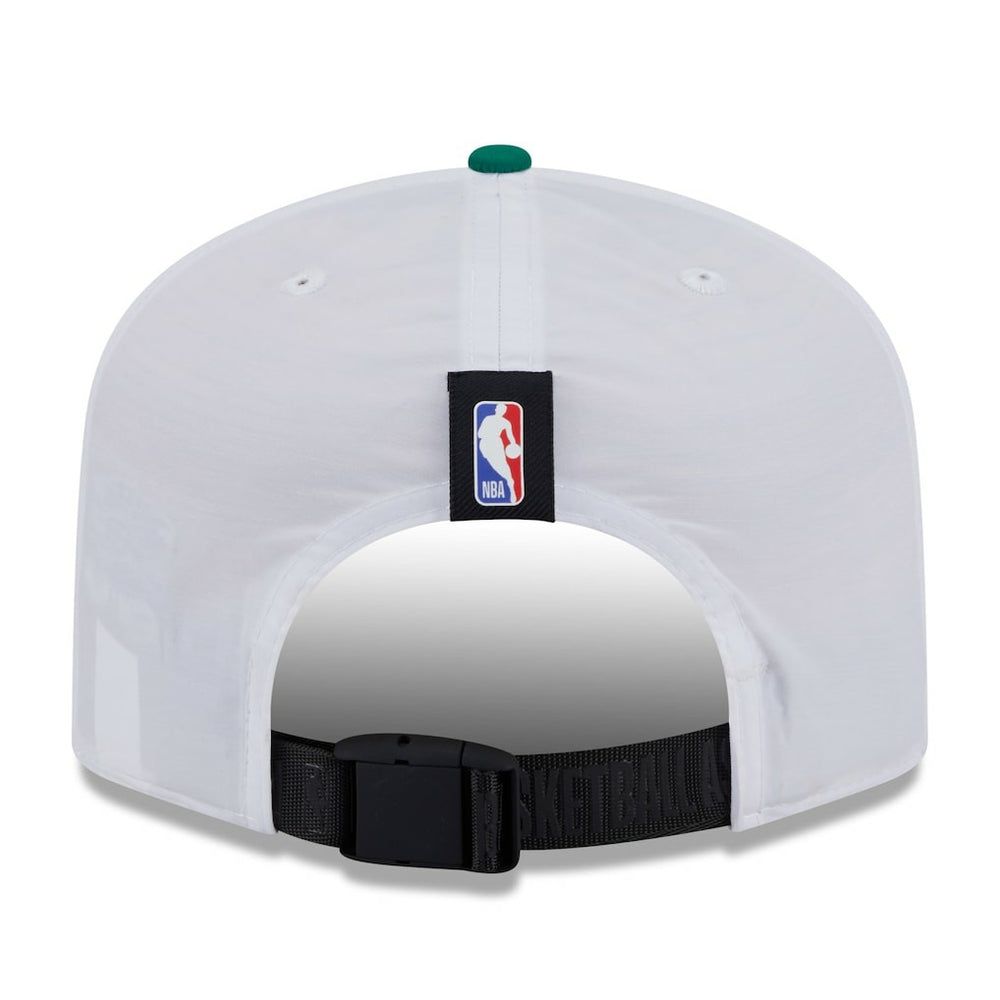 Boston Celtics 2025 NBA Draft On-Stage Nylon 19TWENTY Adjustable Hat White/Kelly Green - New Era