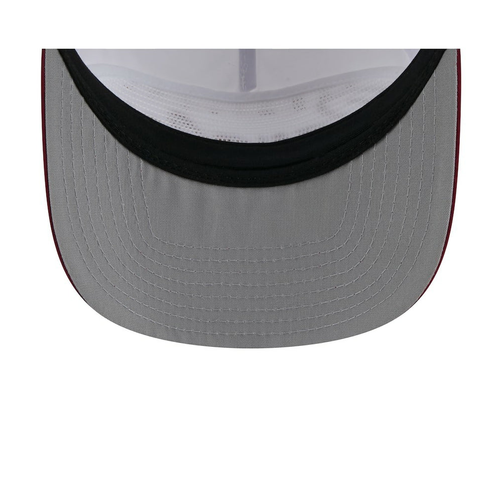 Cleveland Cavaliers 2025 NBA Draft On-Stage Nylon 19TWENTY Adjustable Hat White/Wine - New Era