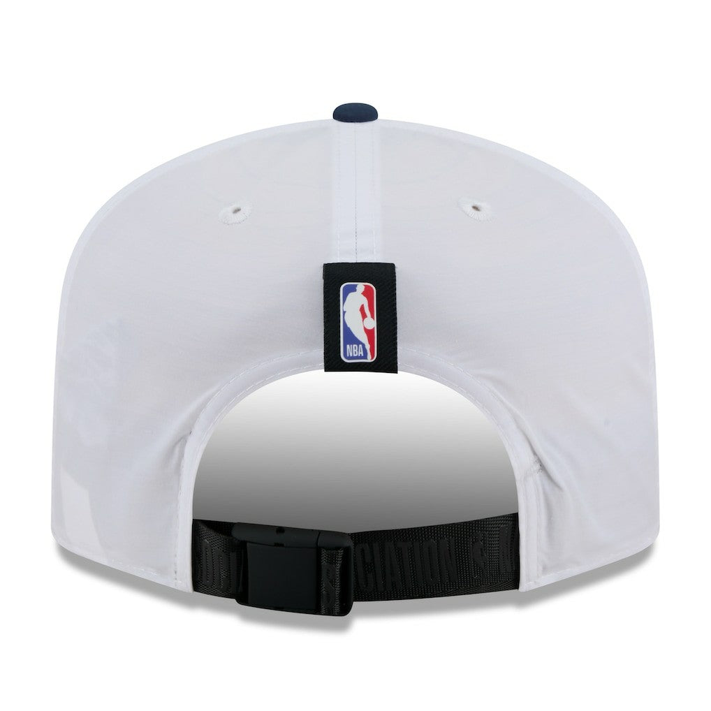 Denver Nuggets 2025 NBA Draft On-Stage Nylon 19TWENTY Adjustable Hat White/Navy - New Era