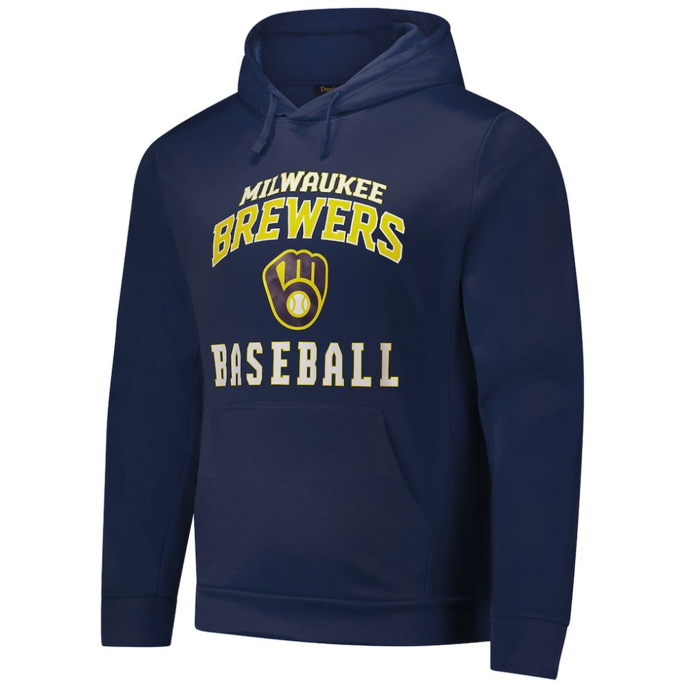 Milwaukee Brewers Dunbrooke Champion Pullover Hoodie - Navy Hoodies