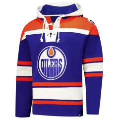 Edmonton Oilers '47 Superior Lacer Hoodie - Royal | US 202325178