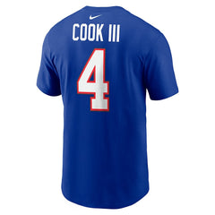 James Cook Buffalo Bills Name & Number T-Shirt - Royal T-shirts
