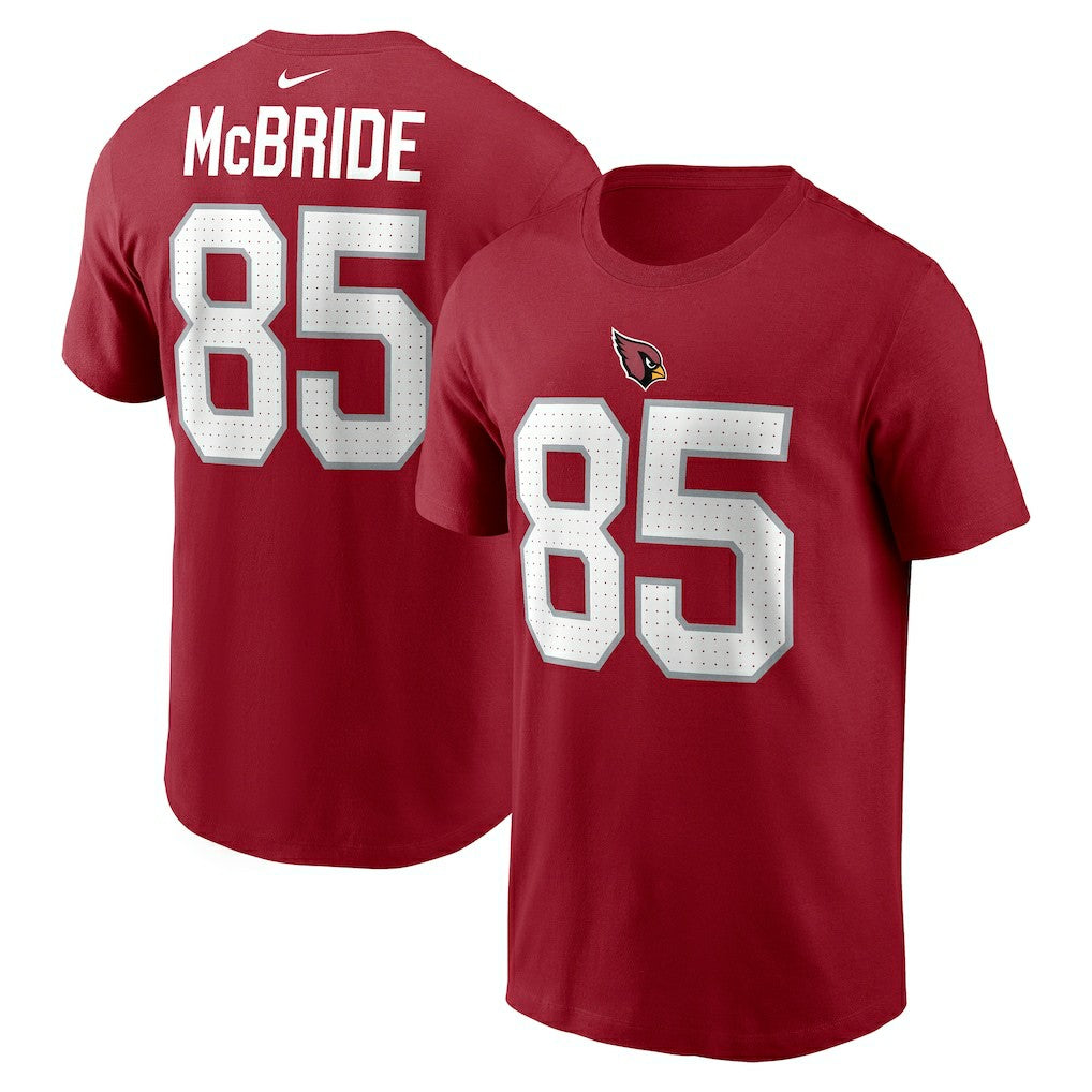 Trey McBride Arizona Cardinals Name & Number T-Shirt - Cardinal T-shirts