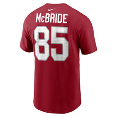 Trey McBride Arizona Cardinals Name & Number T-Shirt - Cardinal T-shirts
