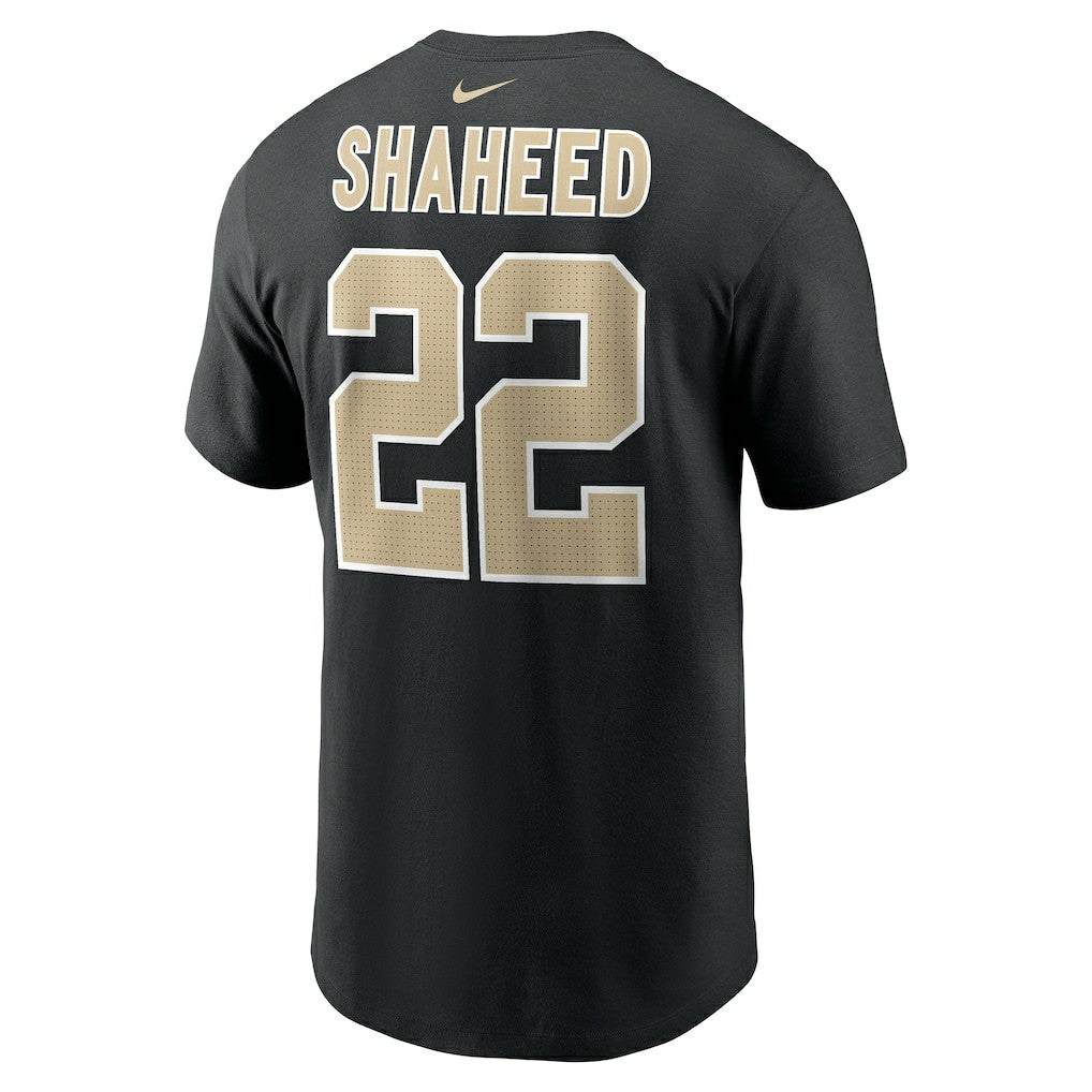 Rashid Shaheed New Orleans Saints Name & Number T-Shirt - Black T-shirts
