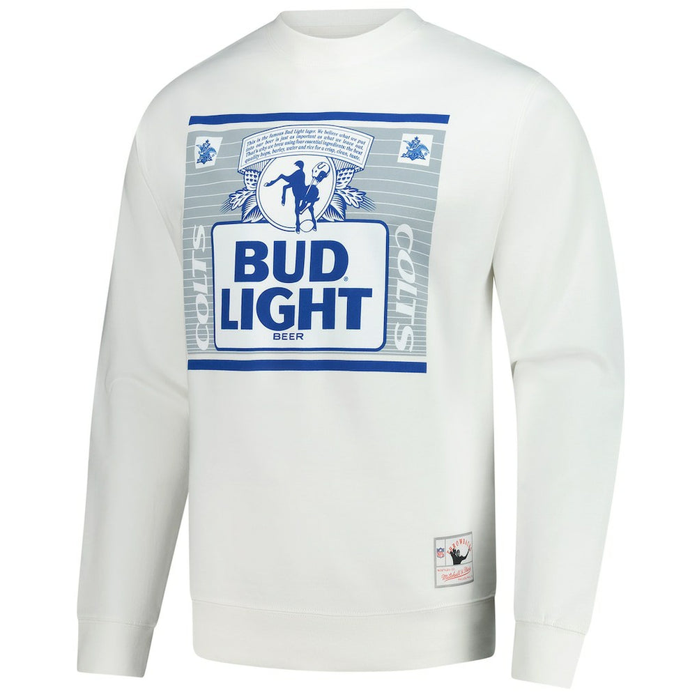 Indianapolis Colts x Bud Light The Crest Pullover Sweatshirt - White Pullover
