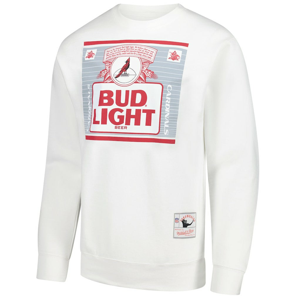 Arizona Cardinals x Bud Light The Crest Pullover Sweatshirt - White Pullover