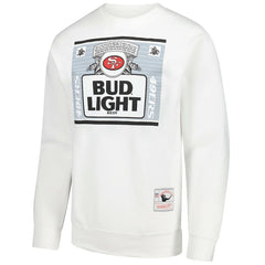 San Francisco 49ers x Bud Light The Crest Pullover Sweatshirt - White Pullover