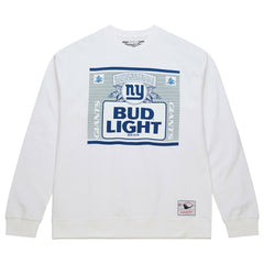 New York Giants x Bud Light The Crest Pullover Sweatshirt - White Pullover
