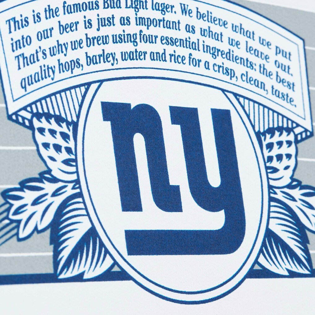 New York Giants x Bud Light The Crest Pullover Sweatshirt - White Pullover