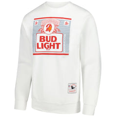 Tampa Bay Buccaneers x Bud Light The Crest Pullover Sweatshirt - White Pullover