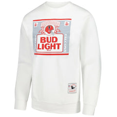 Atlanta Falcons x Bud Light The Crest Pullover Sweatshirt - White Pullover