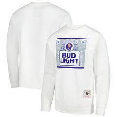 Denver Broncos x Bud Light The Crest Pullover Sweatshirt - White Pullover