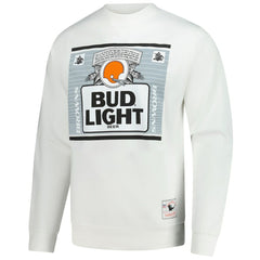 Cleveland Browns x Bud Light The Crest Pullover Sweatshirt - White Pullover