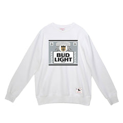 New Orleans Saints x Bud Light The Crest Pullover Sweatshirt - White Pullover