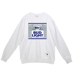 Seattle Seahawks x Bud Light The Crest Pullover Sweatshirt - White Pullover