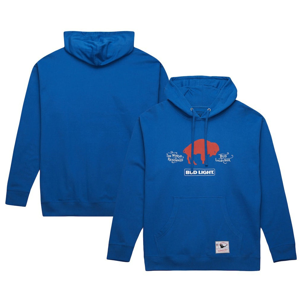 Buffalo Bills NFL x Bud Light Vintage Pullover Hoodie - Royal Hoodies
