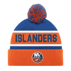 New York Islanders Starter Cuffed Knit Hat with Pom - Orange | US 202327947