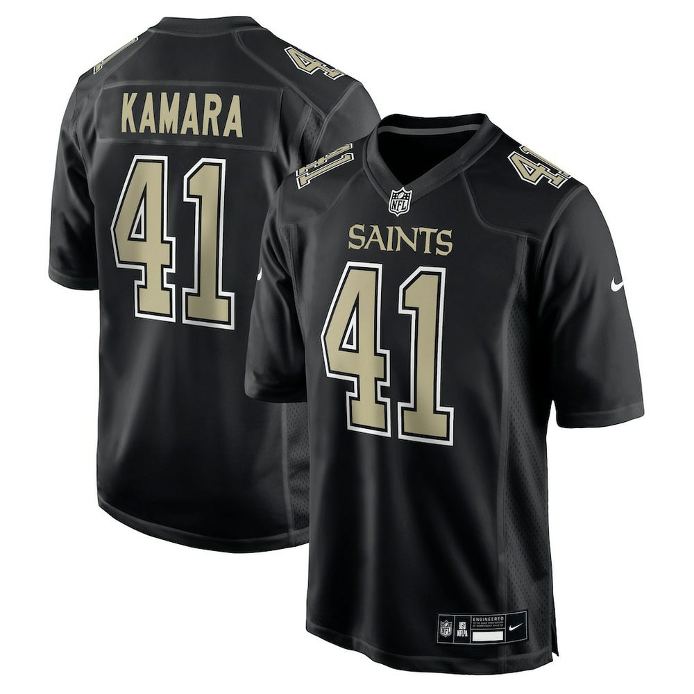 Alvin Kamara New Orleans Saints Fashion Game Jersey - Carbon Black Jerseys
