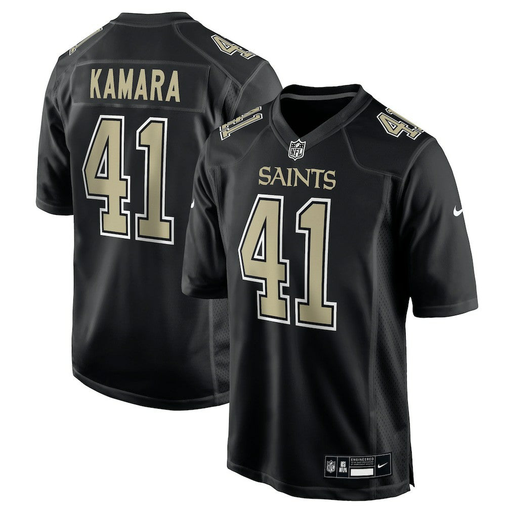 Alvin Kamara New Orleans Saints Fashion Game Jersey - Carbon Black Jerseys