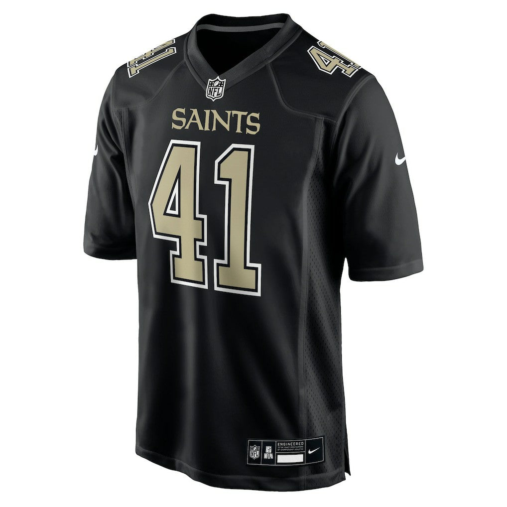 Alvin Kamara New Orleans Saints Fashion Game Jersey - Carbon Black Jerseys