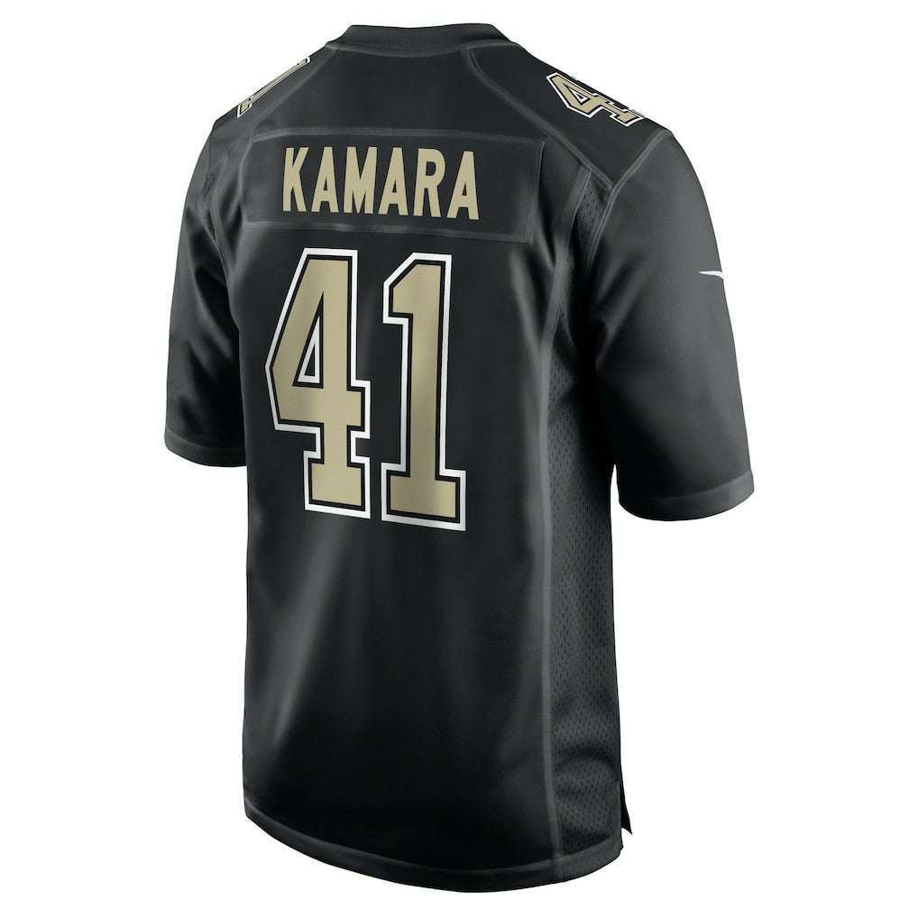 Alvin Kamara New Orleans Saints Fashion Game Jersey - Carbon Black Jerseys