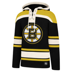 David Pastrnak Boston Bruins '47 Big & Tall Lace-up Pullover Hoodie - Black | US 202331506