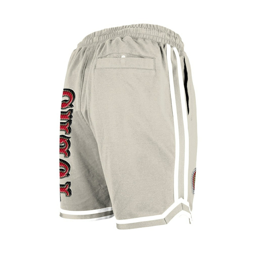 San Francisco 49ers New Era Stone Multi Patch Shorts - Light Beige Shorts