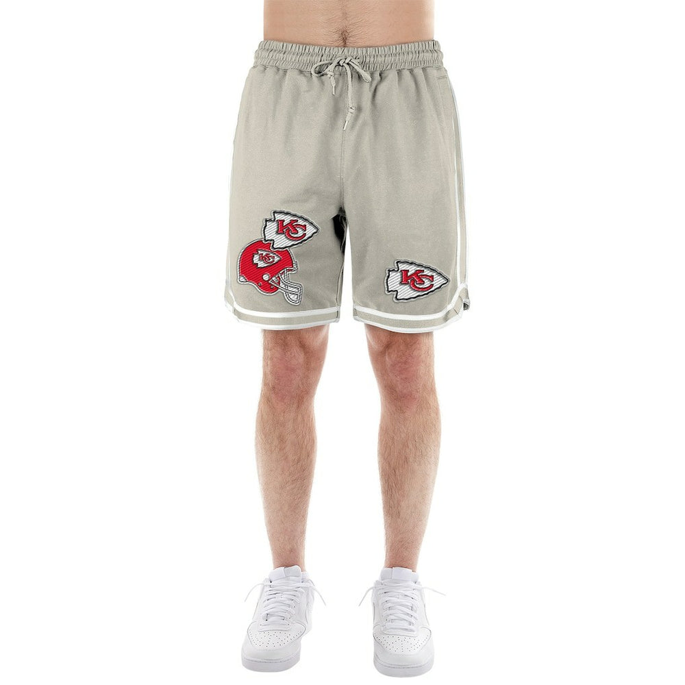 Kansas City Chiefs New Era Stone Multi Patch Shorts - Light Beige Shorts