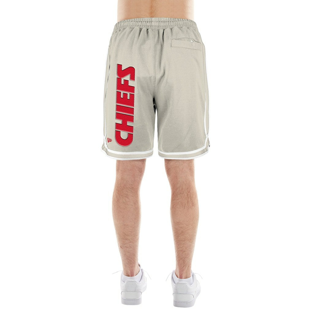 Kansas City Chiefs New Era Stone Multi Patch Shorts - Light Beige Shorts