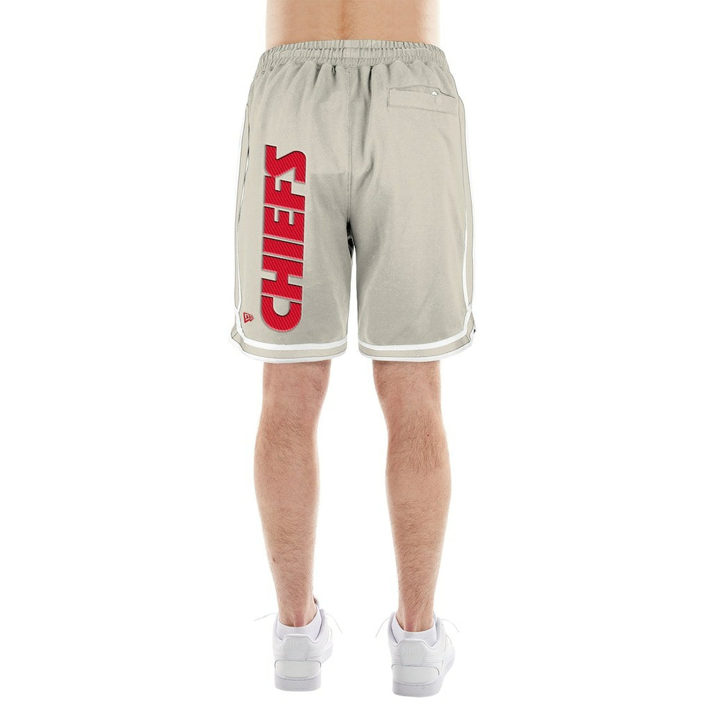 Kansas City Chiefs New Era Stone Multi Patch Shorts - Light Beige Shorts