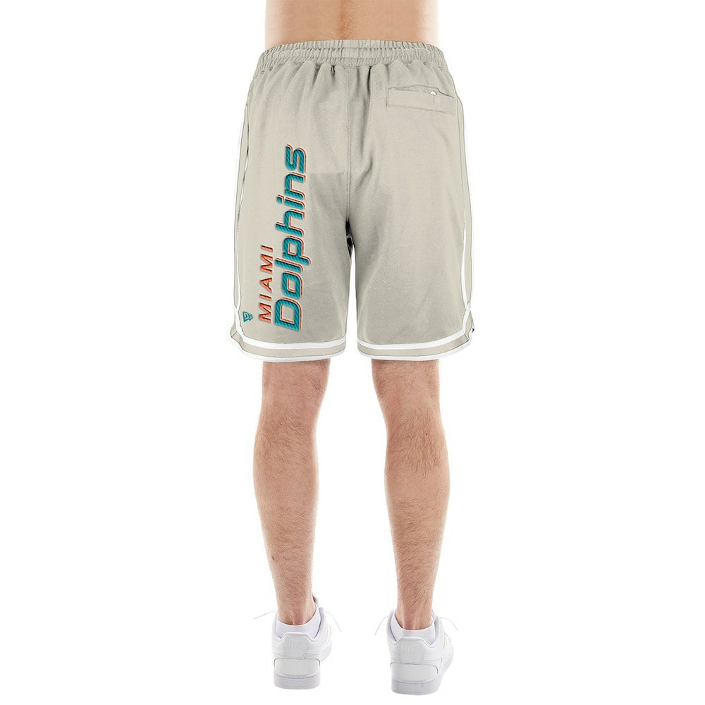Miami Dolphins New Era Stone Multi Patch Shorts - Light Beige Shorts