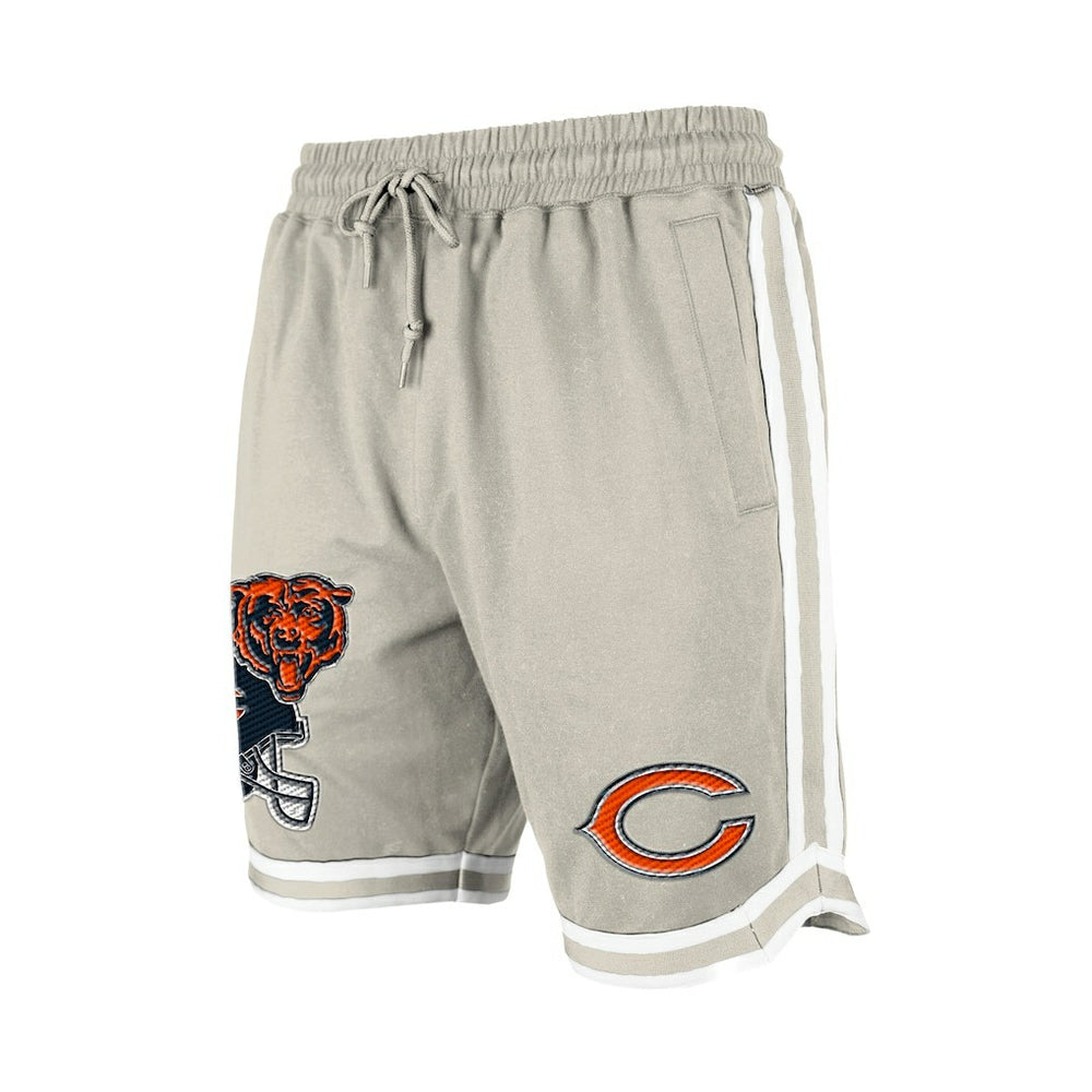 Chicago Bears New Era Stone Multi Patch Shorts - Light Beige Shorts