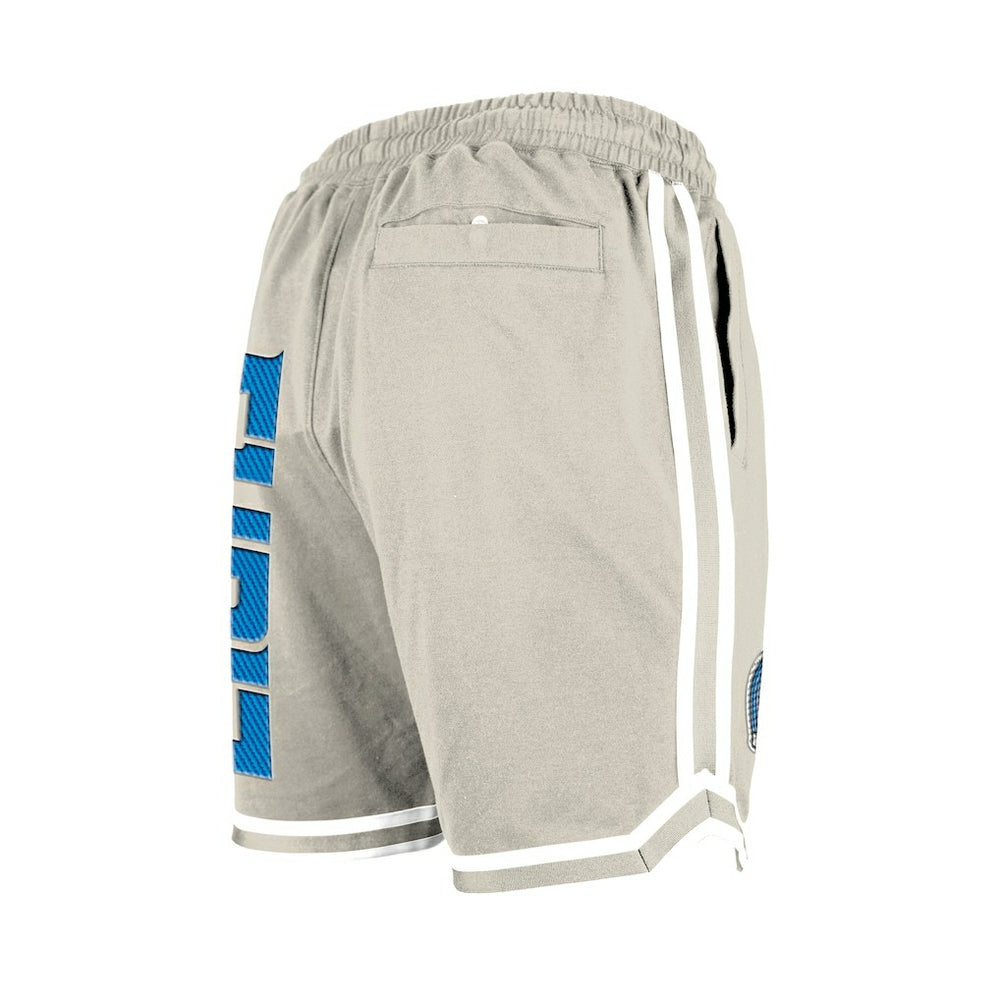 Detroit Lions New Era Stone Multi Patch Shorts - Light Beige Shorts